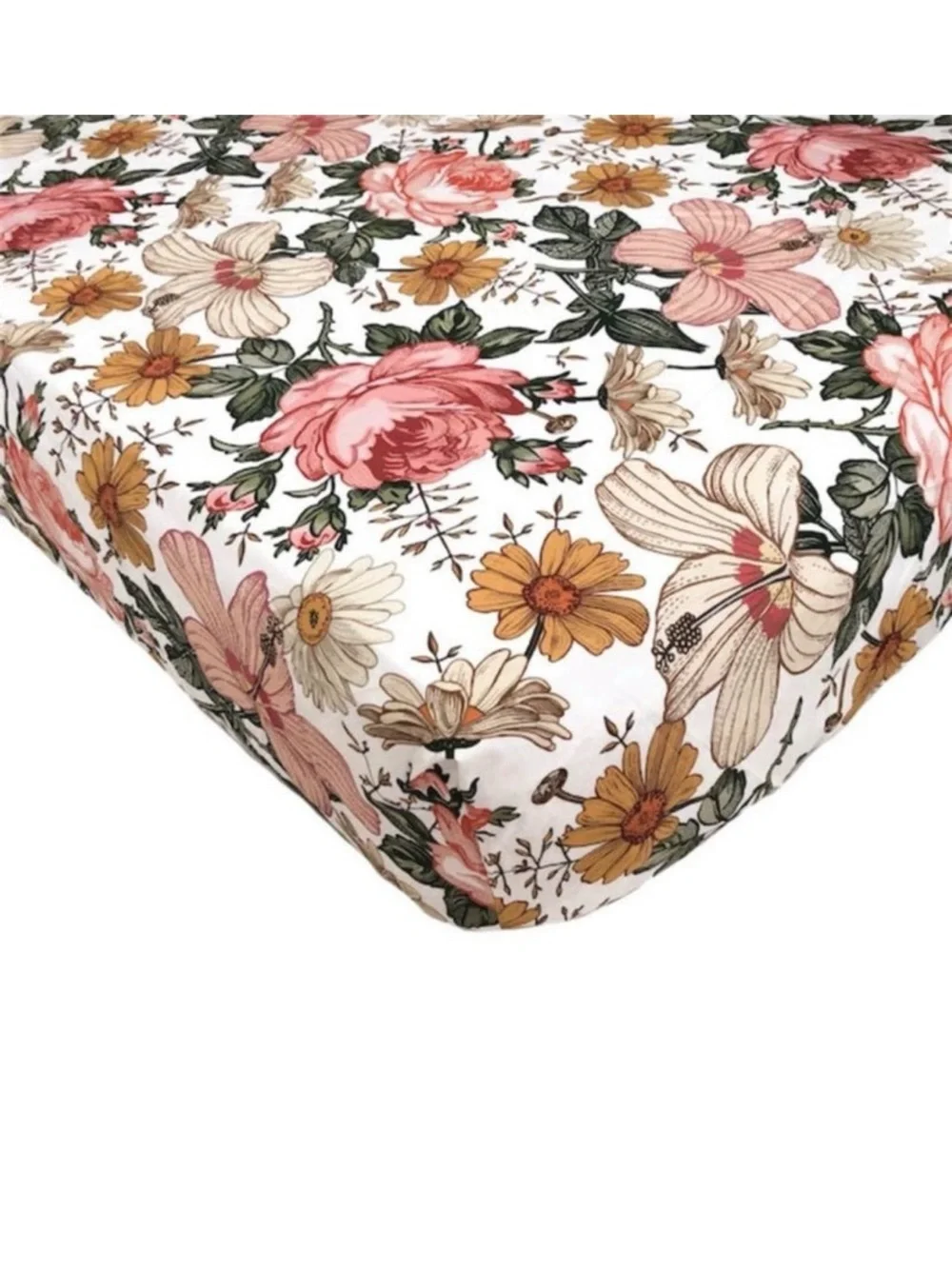 Sweet jojo floral crib/toddler fitted sheet